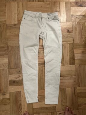 AllSaints Slim Jeans - Light Beige/off white